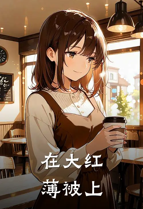 在大红薄被上