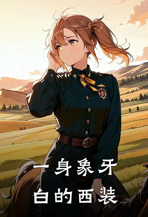 一身象牙白的西装