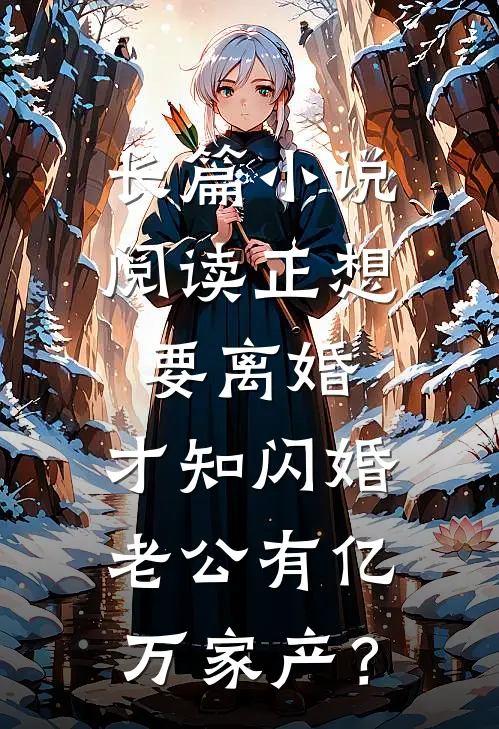 长篇小说阅读正想要离婚，才知闪婚老公有亿万家产？