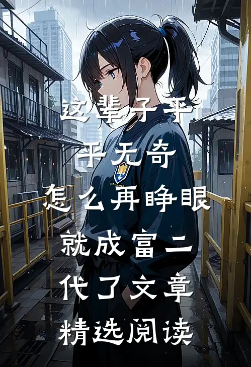 这辈子平平无奇，怎么再睁眼就成富二代了文章精选阅读