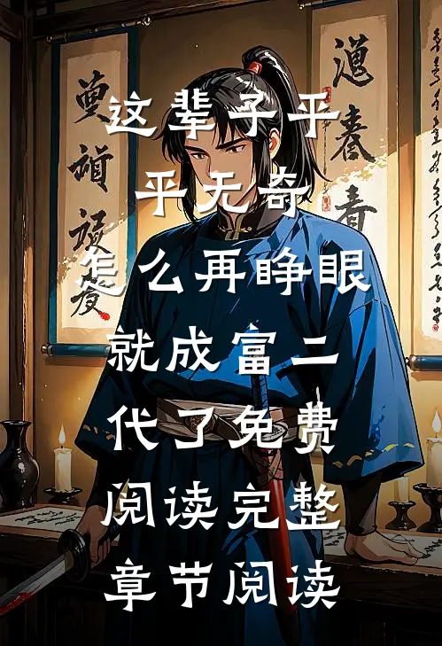 这辈子平平无奇,怎么再睁眼就成富二代了免费阅读完整章节阅读