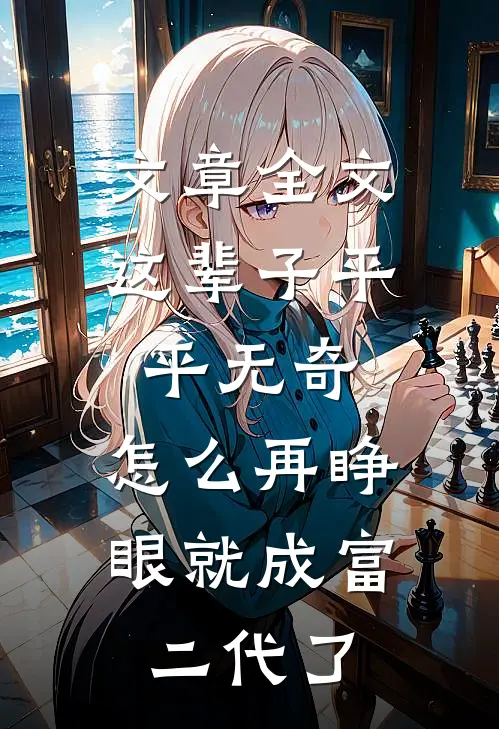 文章全文这辈子平平无奇，怎么再睁眼就成富二代了