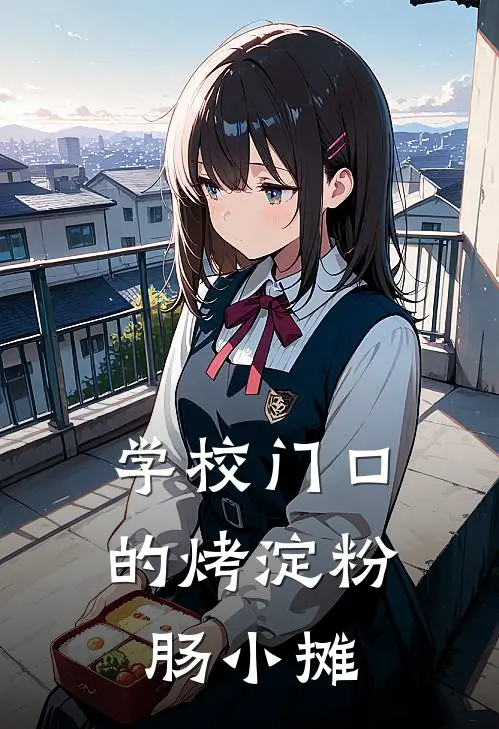 学校门口的烤淀粉肠小摊