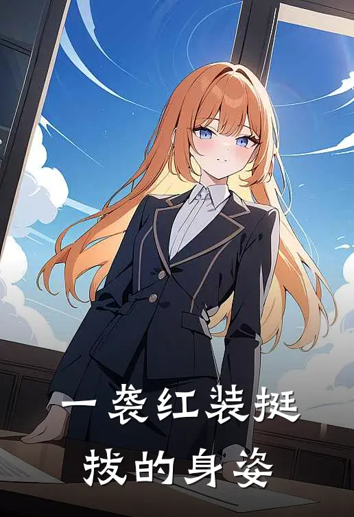 一袭红装挺拔的身姿