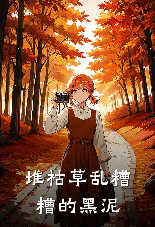 堆枯草乱糟糟的黑泥
