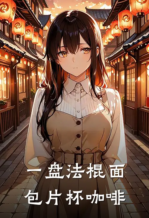 一盘法棍面包片杯咖啡