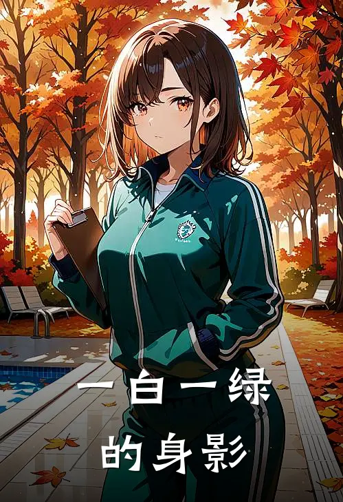 一白一绿的身影