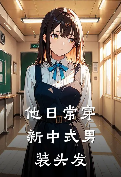 他日常穿新中式男装头发