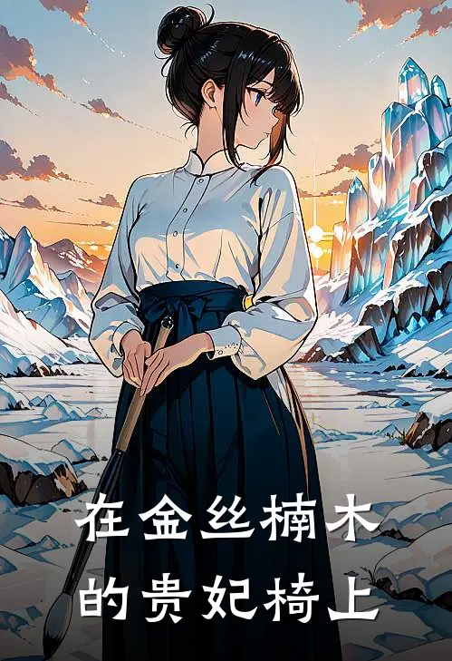 在金丝楠木的贵妃椅上