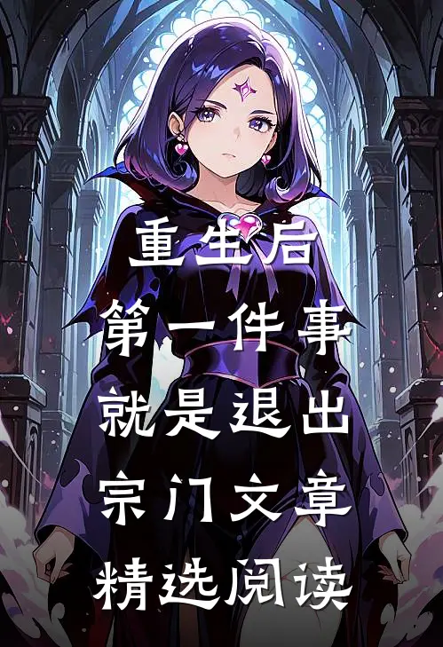 重生后，第一件事就是退出宗门文章精选阅读