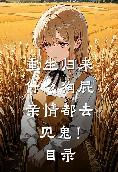 重生归来，什么狗屁亲情都去见鬼！目录