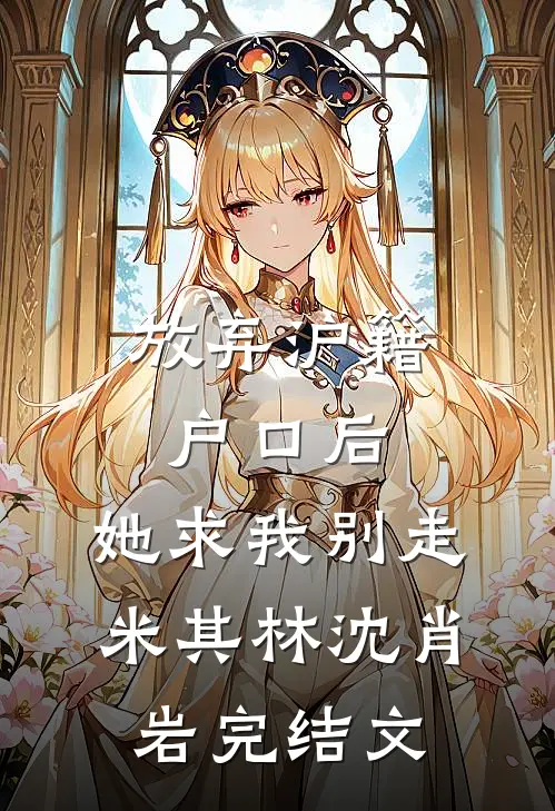 放弃沪籍户口后，她求我别走米其林沈肖岩完结文