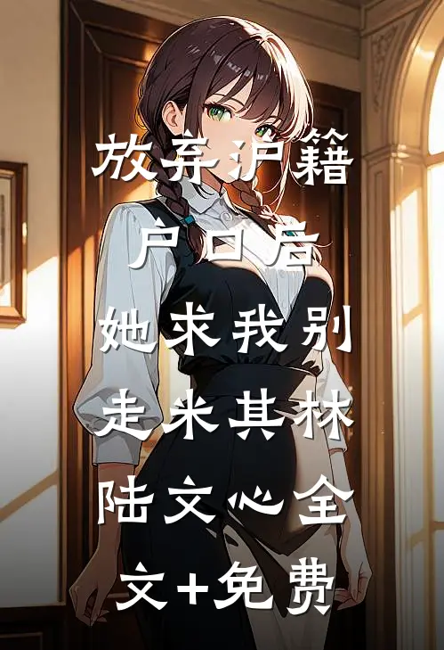 放弃沪籍户口后，她求我别走米其林陆文心全文+免费