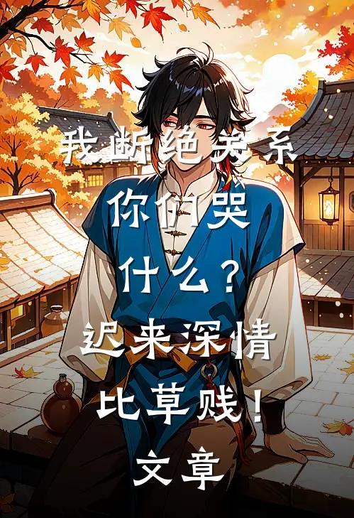我断绝关系，你们哭什么？迟来深情比草贱！文章