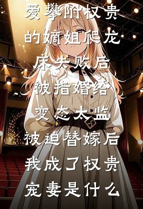 爱攀附权贵的嫡姐爬龙床失败后被指婚给变态太监，被迫替嫁后，我成了权贵宠妻是什么