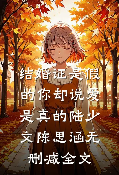 结婚证是假的你却说爱是真的陆少文陈思涵无删减全文