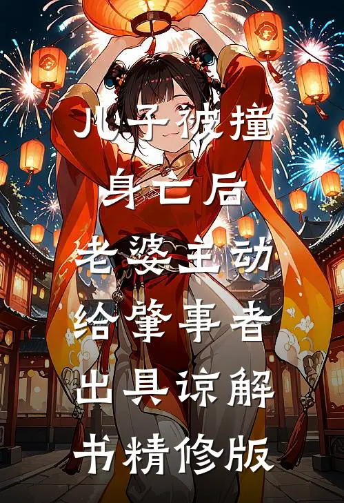 儿子被撞身亡后，老婆主动给肇事者出具谅解书精修版