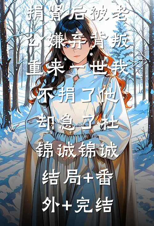 捐肾后被老公嫌弃背叛，重来一世我不捐了他却急了杜锦诚锦诚:结局+番外+完结