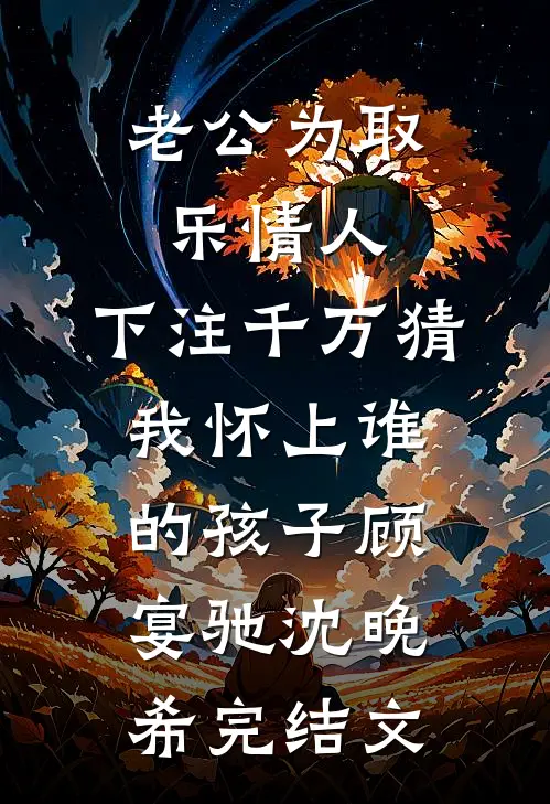 老公为取乐情人，下注千万猜我怀上谁的孩子顾宴驰沈晚希完结文