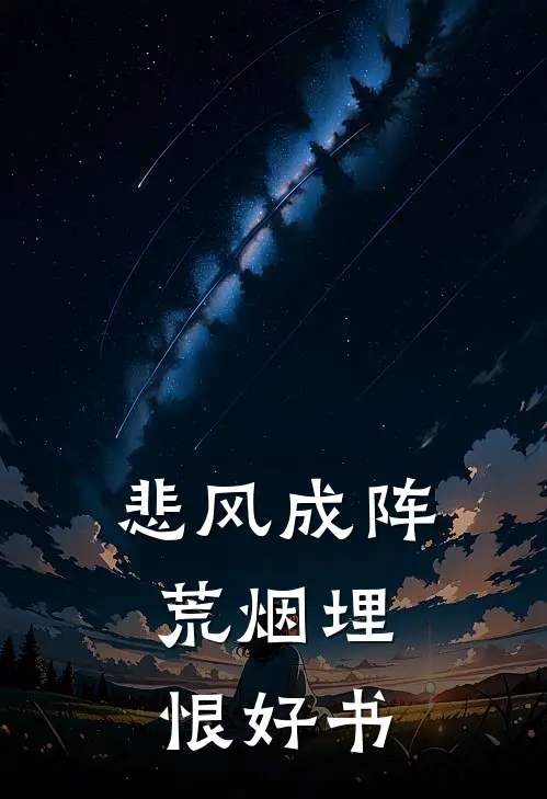 悲风成阵，荒烟埋恨好书