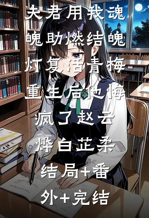 夫君用我魂魄助燃结魄灯复活青梅，重生后他悔疯了赵云烨白芷柔:结局+番外+完结