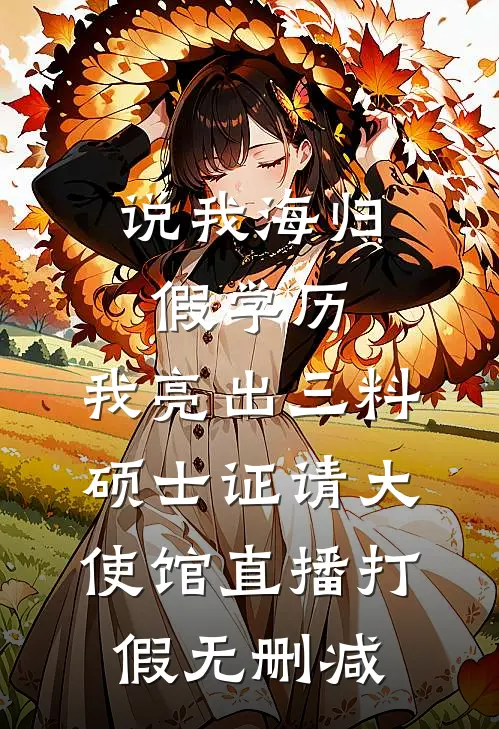 说我海归假学历，我亮出三料硕士证请大使馆直播打假无删减
