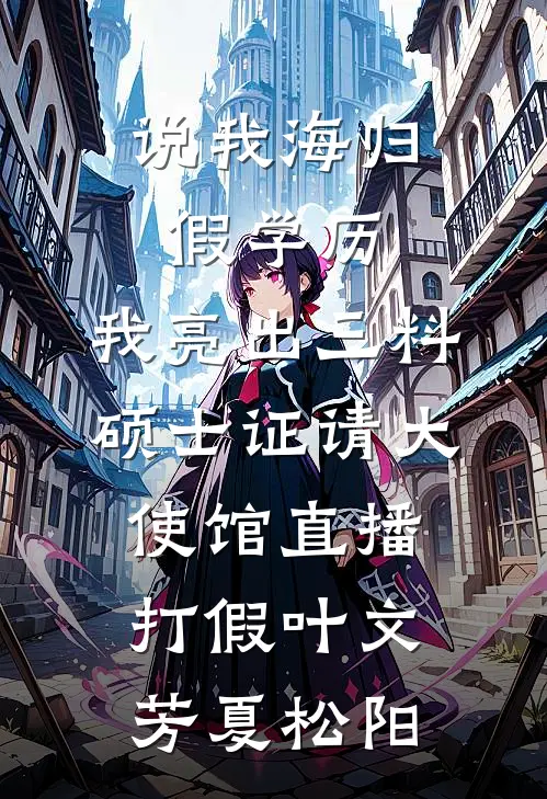 说我海归假学历，我亮出三料硕士证请大使馆直播打假叶文芳夏松阳