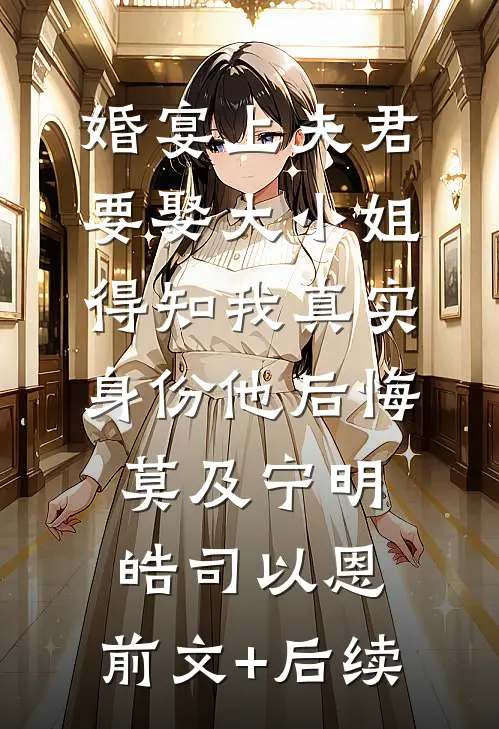 婚宴上夫君要娶大小姐，得知我真实身份他后悔莫及宁明皓司以恩:前文+后续