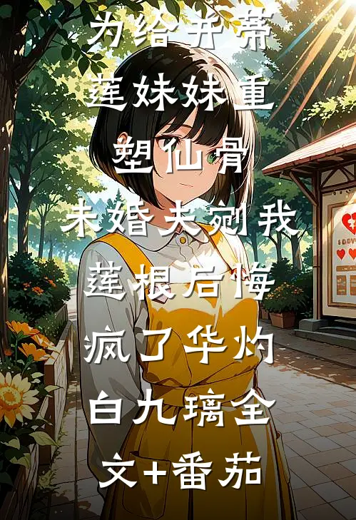 为给并蒂莲妹妹重塑仙骨，未婚夫剜我莲根后悔疯了华灼白九璃全文+番茄