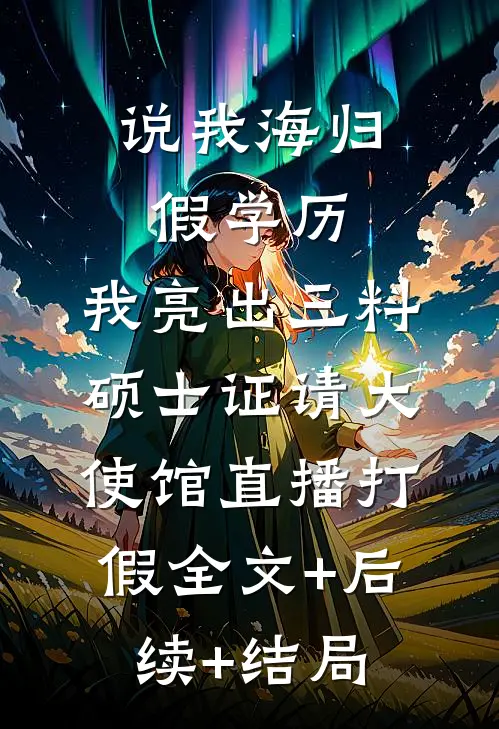 说我海归假学历，我亮出三料硕士证请大使馆直播打假全文+后续+结局