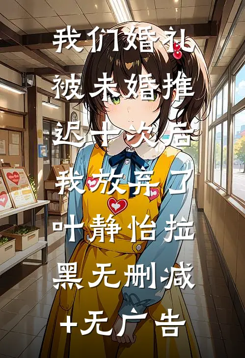 我们婚礼被未婚推迟十次后，我放弃了叶静怡拉黑无删减+无广告
