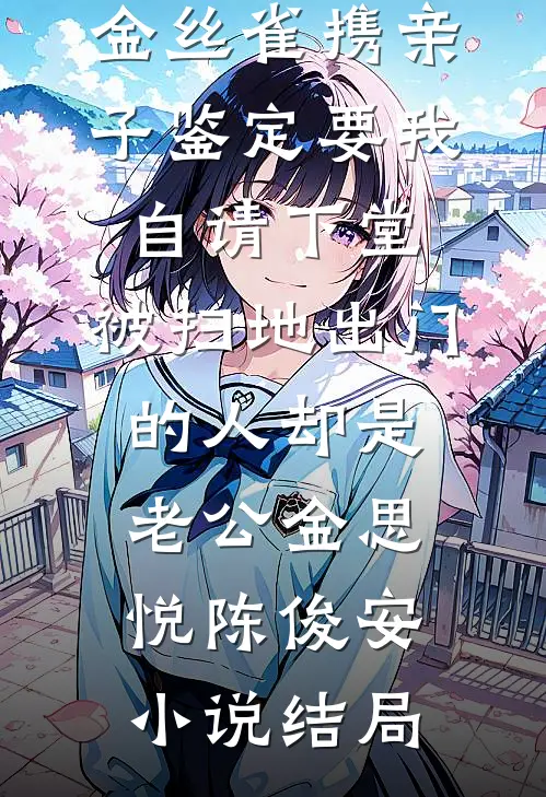 金丝雀携亲子鉴定要我自请下堂，被扫地出门的人却是老公金思悦陈俊安小说结局