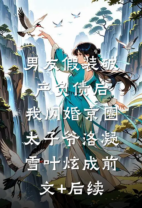 男友假装破产负债后，我闪婚京圈太子爷洛凝雪叶炫成前文+后续