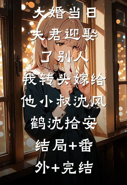 大婚当日夫君迎娶了别人，我转头嫁给他小叔沈风鹤沈拾安:结局+番外+完结