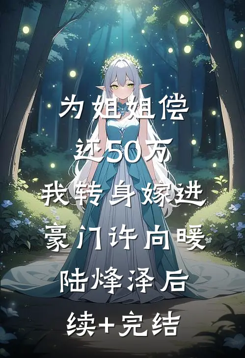 为姐姐偿还50万，我转身嫁进豪门许向暖陆烽泽后续+完结