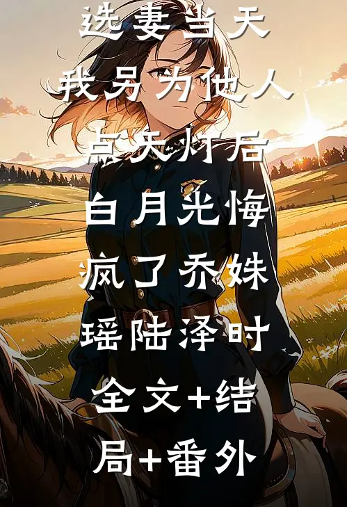 重回盲盒选妻当天，我另为他人点天灯后白月光悔疯了乔姝瑶陆泽时:全文+结局+番外