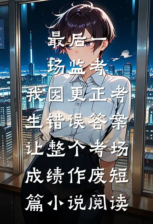 最后一场监考，我因更正考生错误答案，让整个考场成绩作废短篇小说阅读