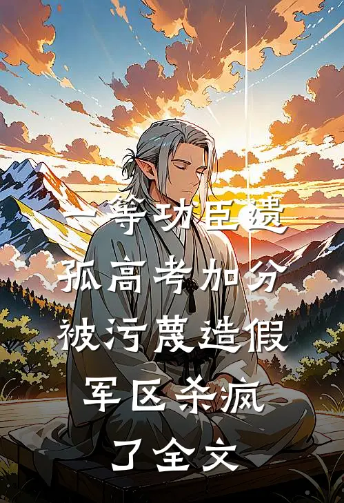 一等功臣遗孤高考加分被污蔑造假，军区杀疯了全文