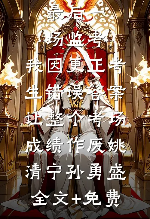 最后一场监考，我因更正考生错误答案，让整个考场成绩作废姚清宁孙勇盛全文+免费