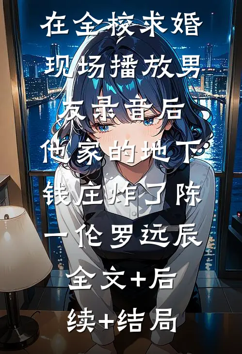 在全校求婚现场播放男友录音后，他家的地下钱庄炸了陈一伦罗远辰全文+后续+结局