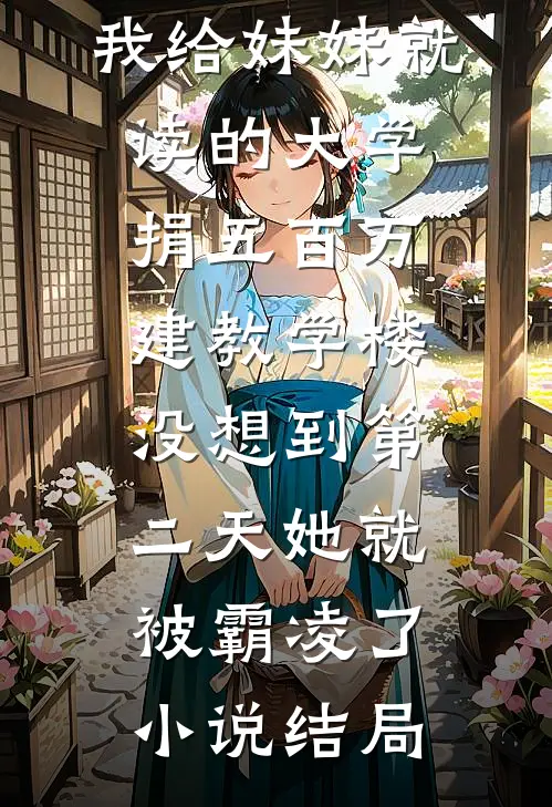 我给妹妹就读的大学捐五百万建教学楼，没想到第二天她就被霸凌了小说结局