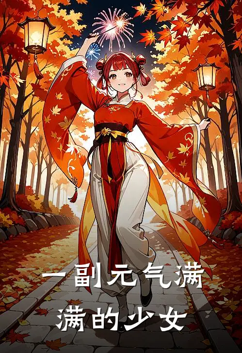一副元气满满的少女