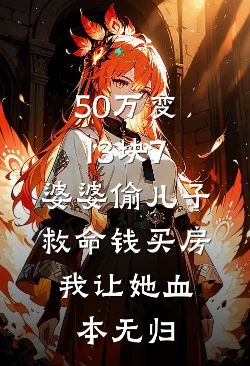 50万变13块7,婆婆偷儿子救命钱买房,我让她血本无归
