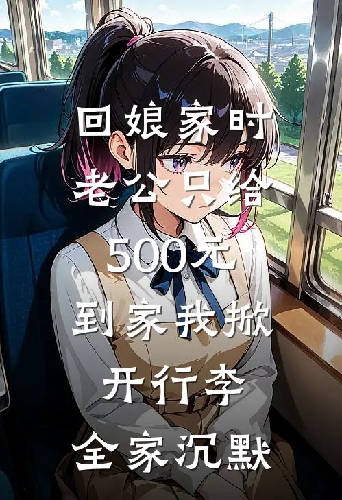 回娘家时老公只给500元,到家我掀开行李,全家沉默