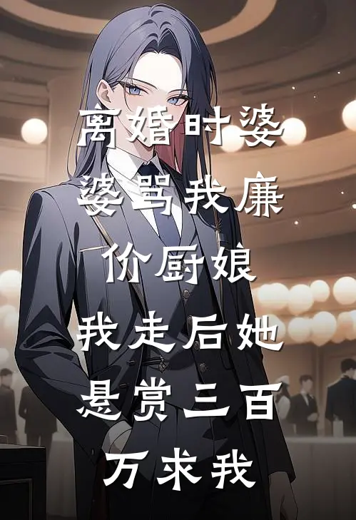 离婚时婆婆骂我廉价厨娘,我走后她悬赏三百万求我