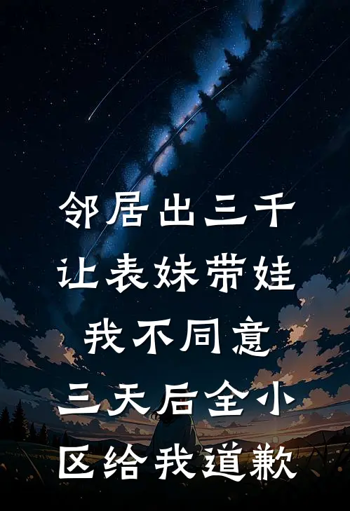 邻居出三千让表妹带娃我不同意,三天后全小区给我道歉