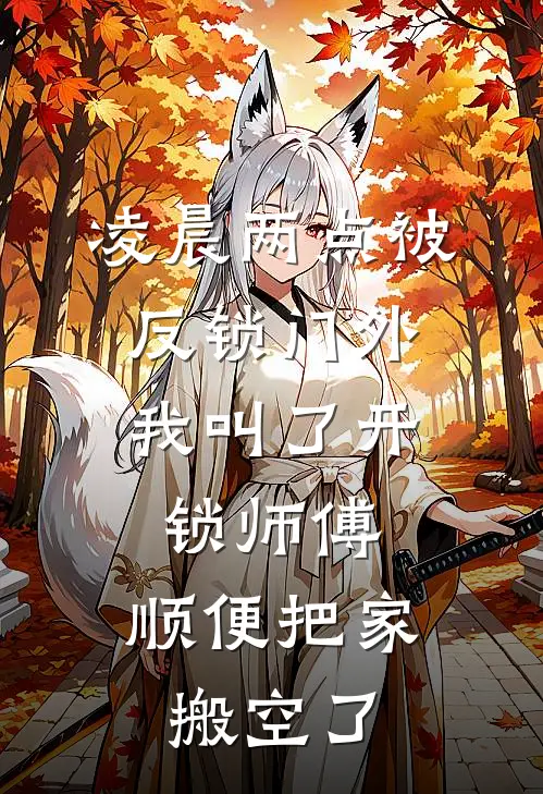 凌晨两点被反锁门外，我叫了开锁师傅，顺便把家搬空了