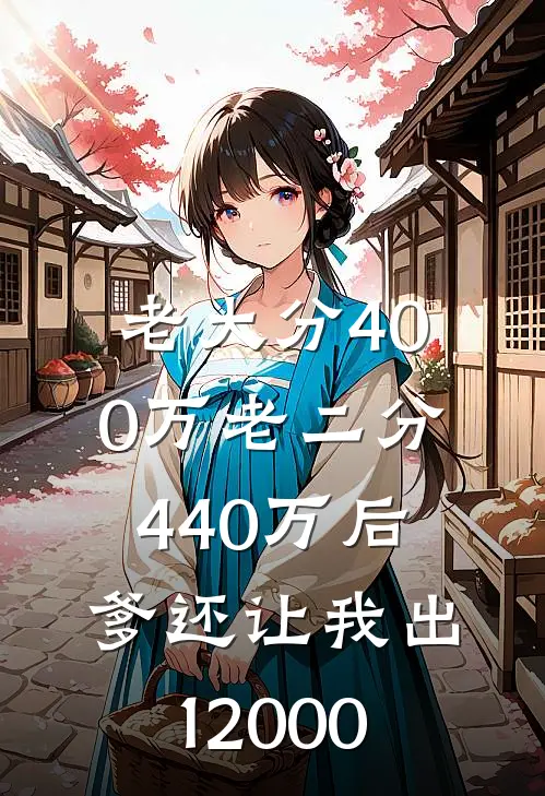 老大分400万老二分440万后，爹还让我出12000