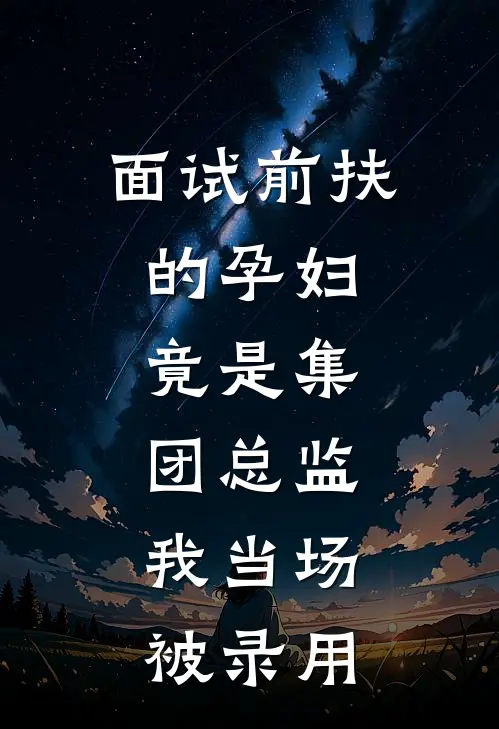 面试前扶的孕妇,竟是集团总监,我当场被录用