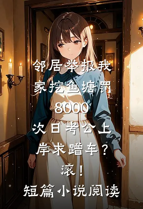 邻居举报我家挖鱼塘罚8000，次日考公上岸求蹭车？滚！短篇小说阅读